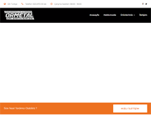Tablet Screenshot of ormetalkonteyner.com